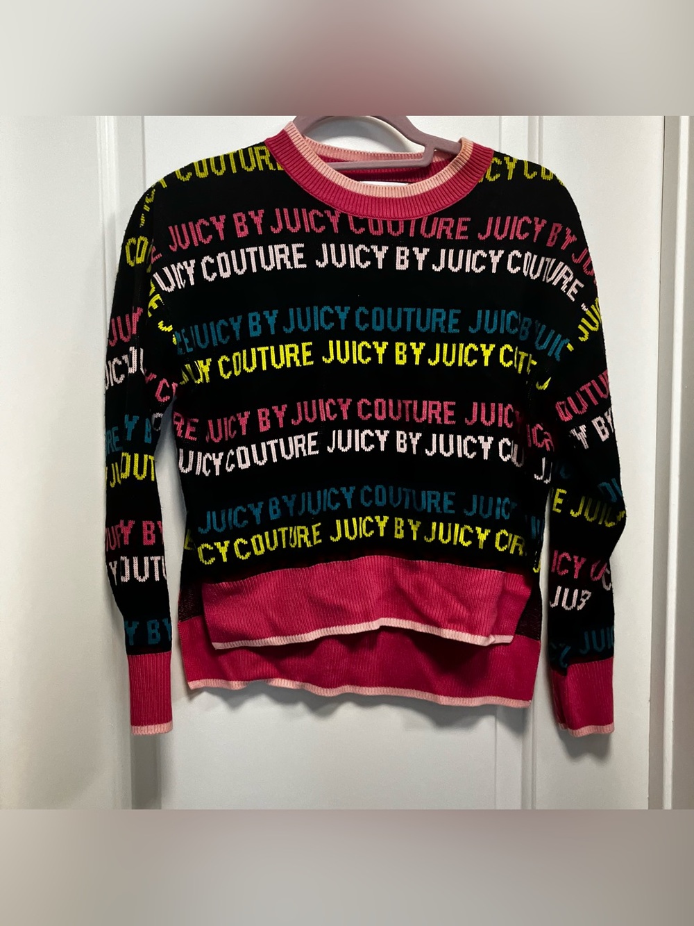 Juicy by Juicy Couture Logo Knit Sweater - Women's XS
